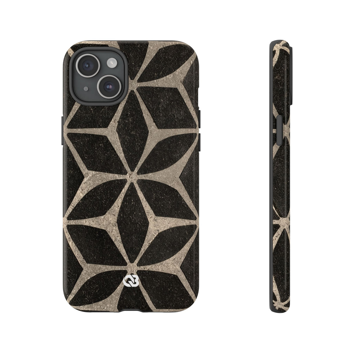 Concrete Mosaic Star · Tough Phone Case for iPhone · Black