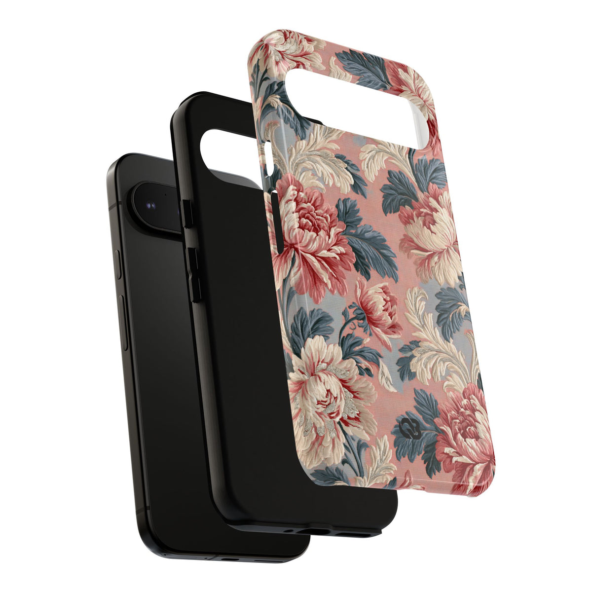 Blush Peony Jacquard · Tough Phone Case for Pixel ·  Pink