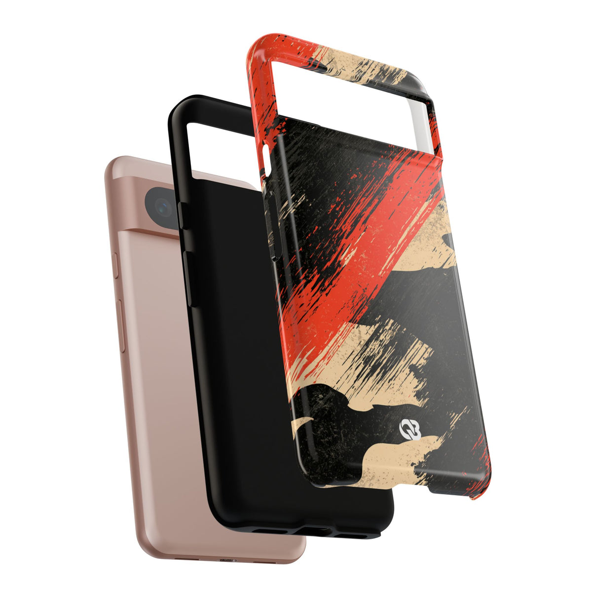 Urban Slash Camo · Tough Phone Case for Pixel ·  Black
