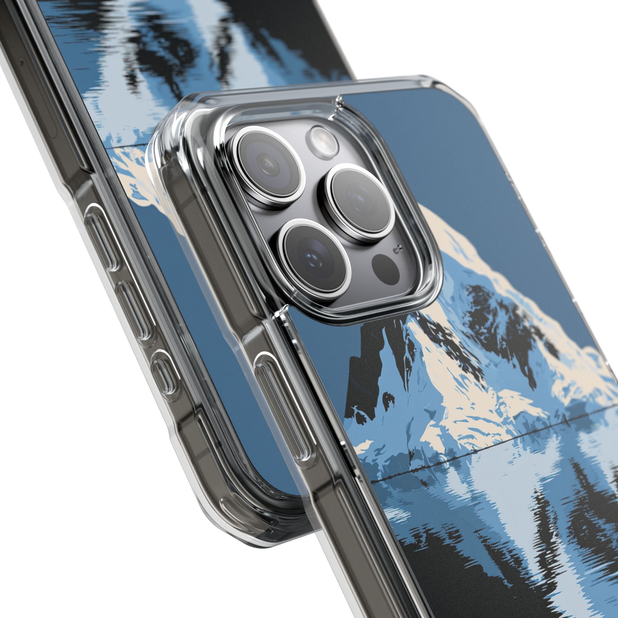 Blue Impact MagSafe Phone Case for iPhone - Arctic Summit Mirror