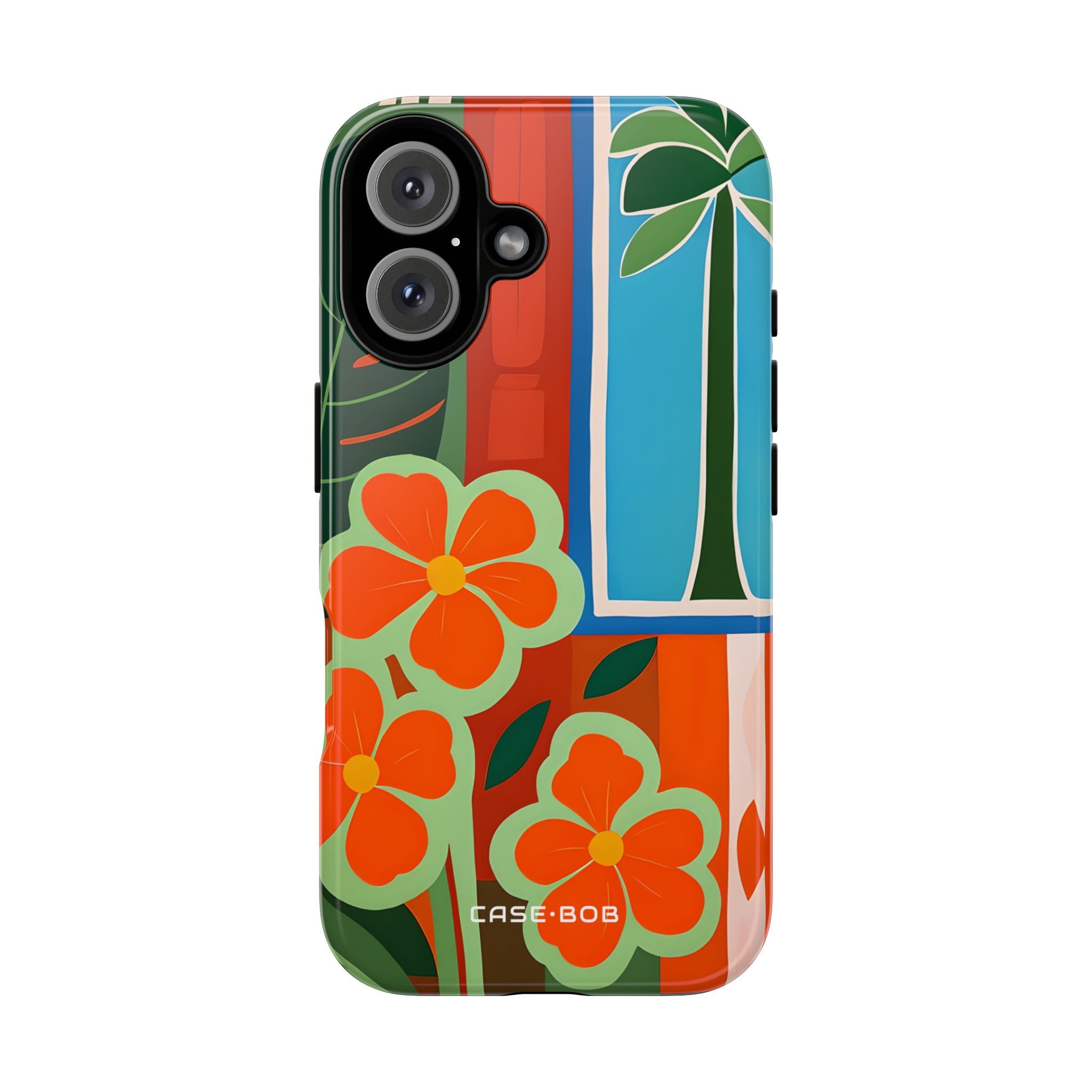 Orange Blossom Burst iPhone 16 Case - Tough