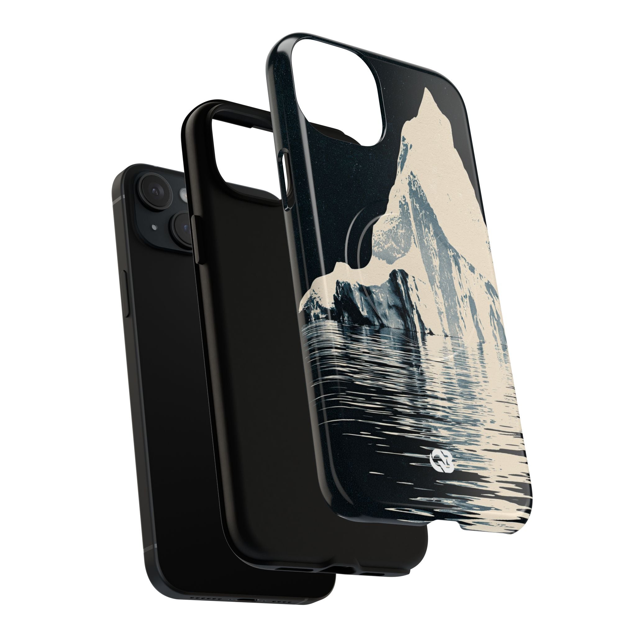 Blue Tough 2.0 Magsafe Phone Case for iPhone - Frozen Navy Monolith