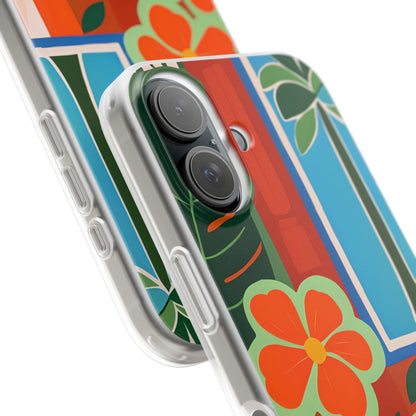 Orange Blossom Burst iPhone 16 Case - Soft