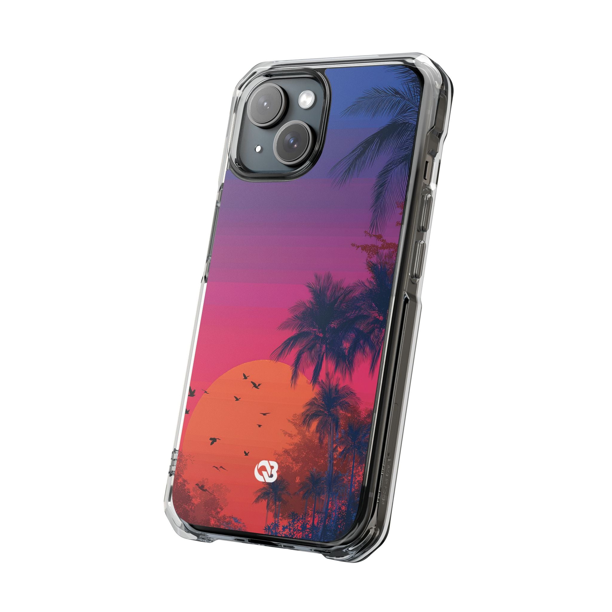 Neon Horizon Palms · Impact Phone Case for iPhone · Magsafe