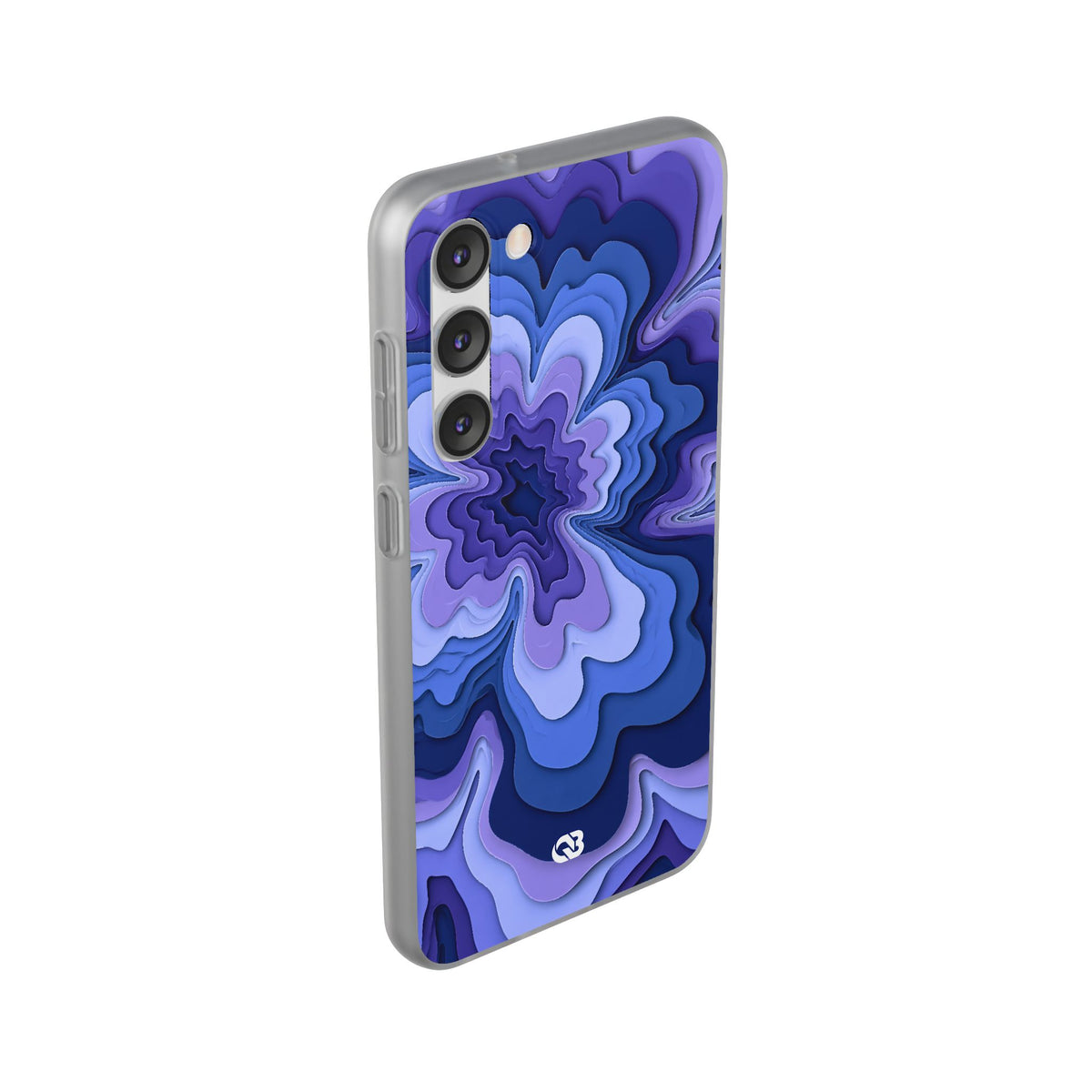 Periwinkle Strata Bloom · Lite Phone Case for Samsung · Purple