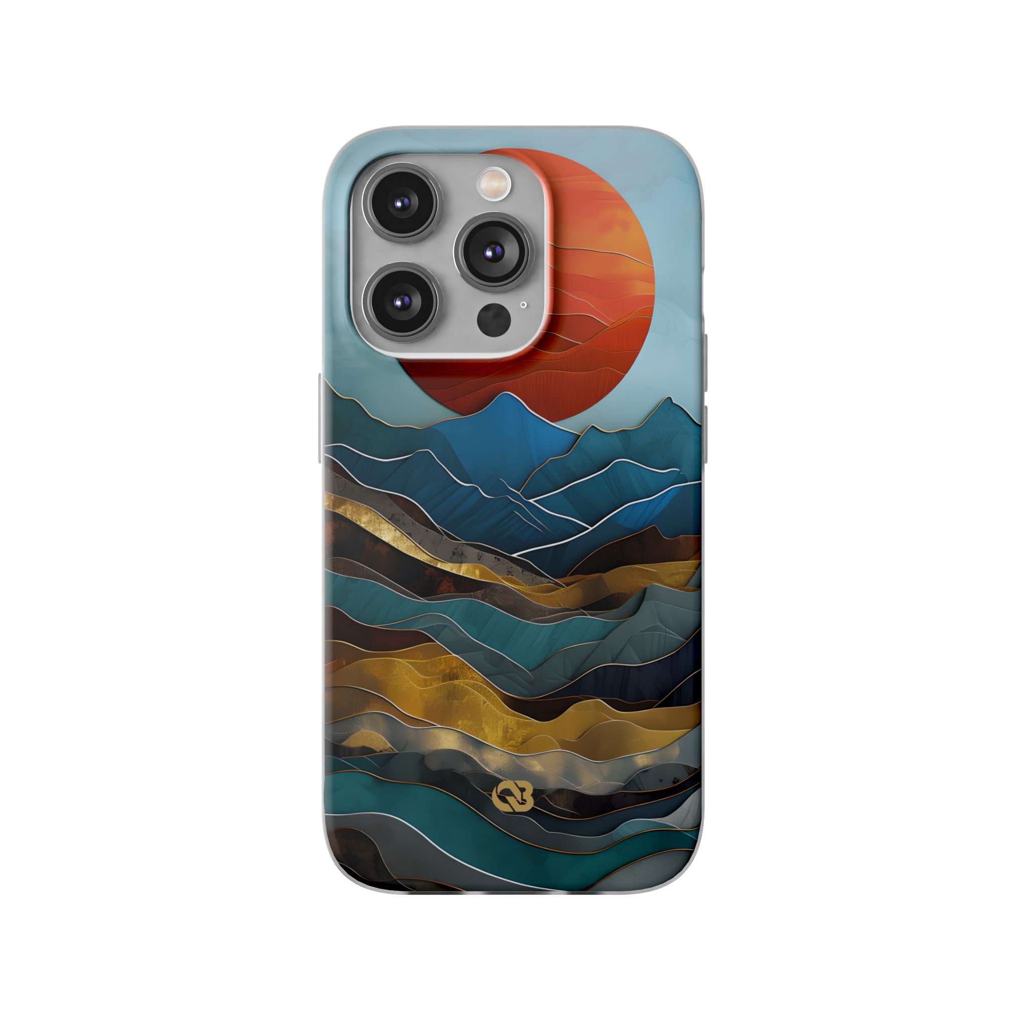 Molten Sun Peaks · Soft Coque de téléphone pour iPhone