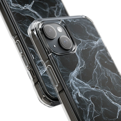 Arctic Gossamer · Clear Impact Magnetic Phone Case for iPhone · Black