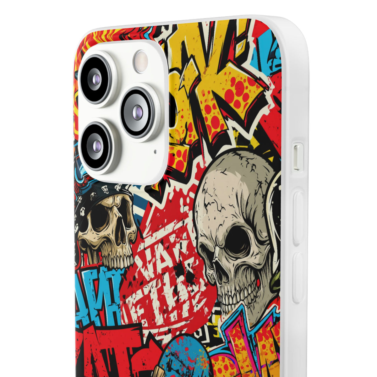 Skate Skull Riot · Lite Phone Case for iPhone ·  Red