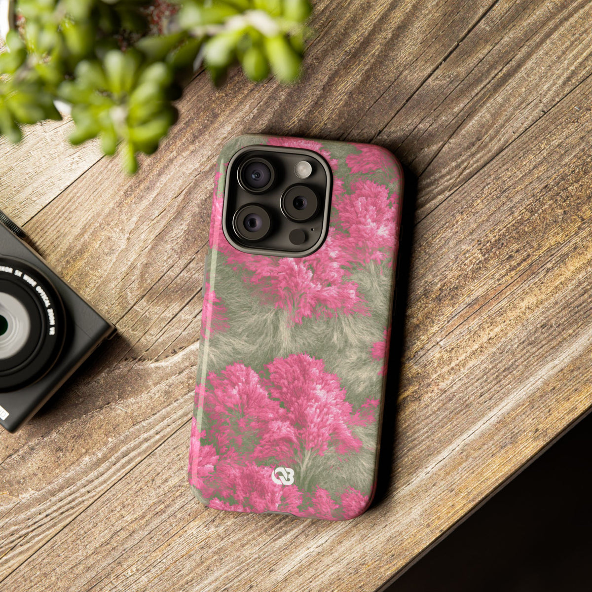 Digital Blossom · Tough Phone Case for iPhone · Pink