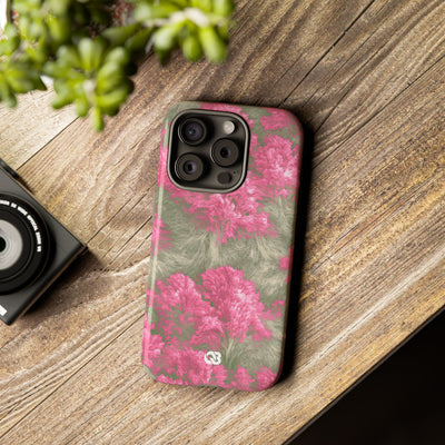 Digital Blossom · Tough Phone Case for iPhone · Pink