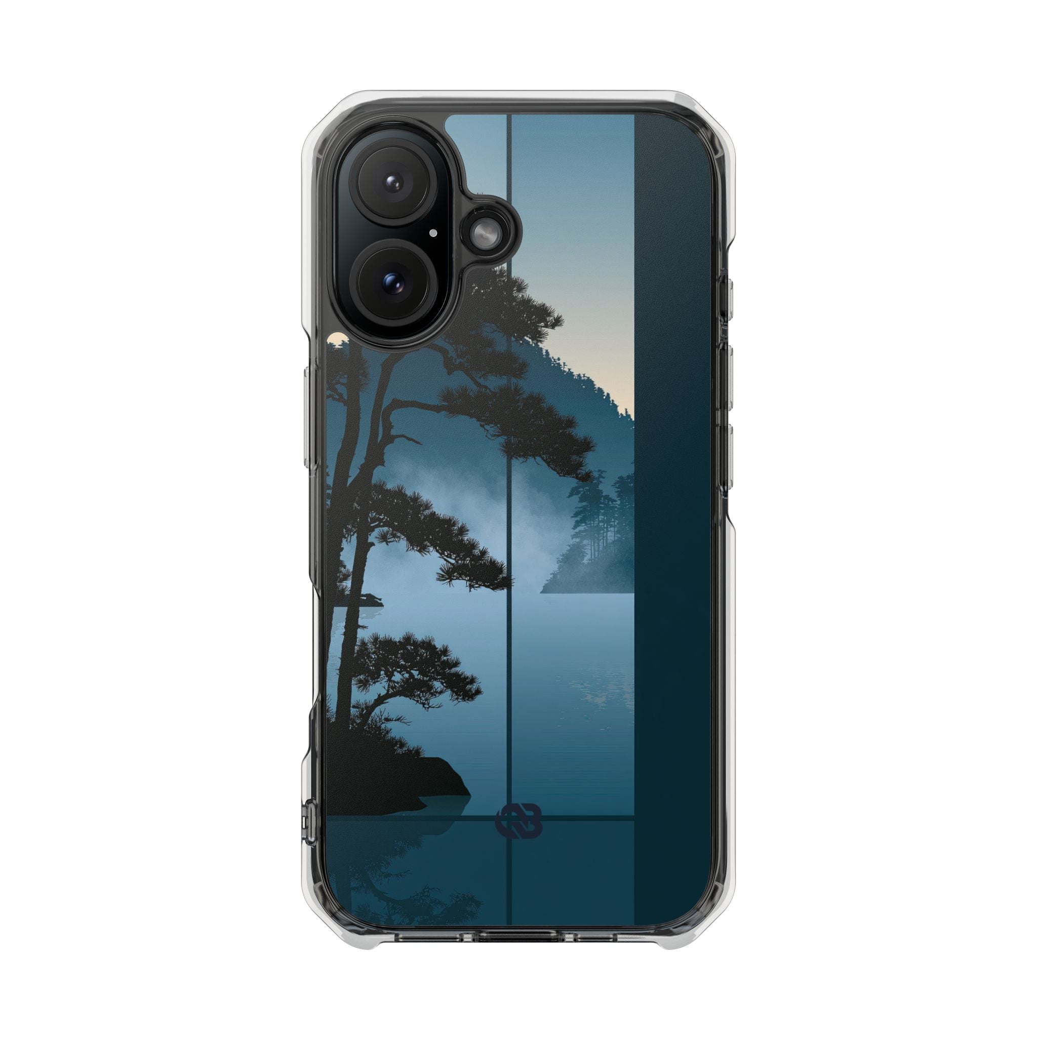 Blue Impact MagSafe Phone Case for iPhone - Kyoto Mist Pine