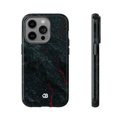 Crimson Rift · Tough Phone Case for iPhone · Black