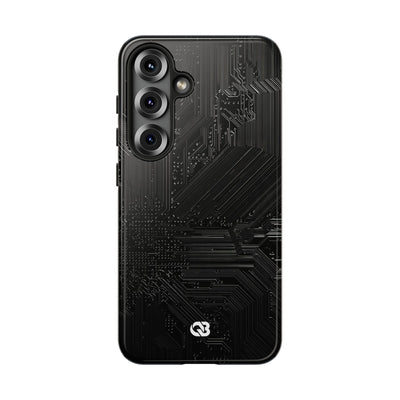 Obsidian Circuitry · Tough Phone Case for Samsung · Black