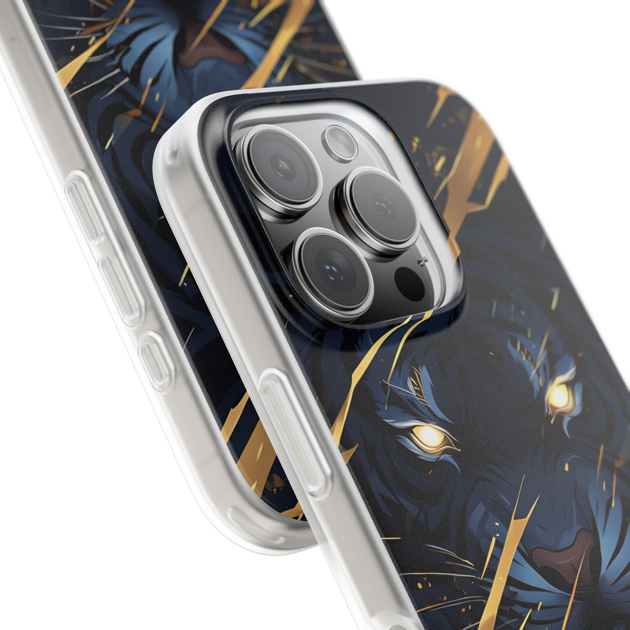 Obsidian Gold Predator · Soft Coque de téléphone pour iPhone