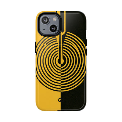 Yellow Tough 2.0 Magsafe Phone Case for iPhone - Voltage Sector Pulse