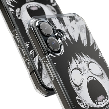 Screaming Stripes iPhone 16 Plus Cover - Impact