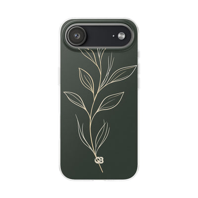 Minimal Botanical Stem · Lite Phone Case for iPhone ·  Green
