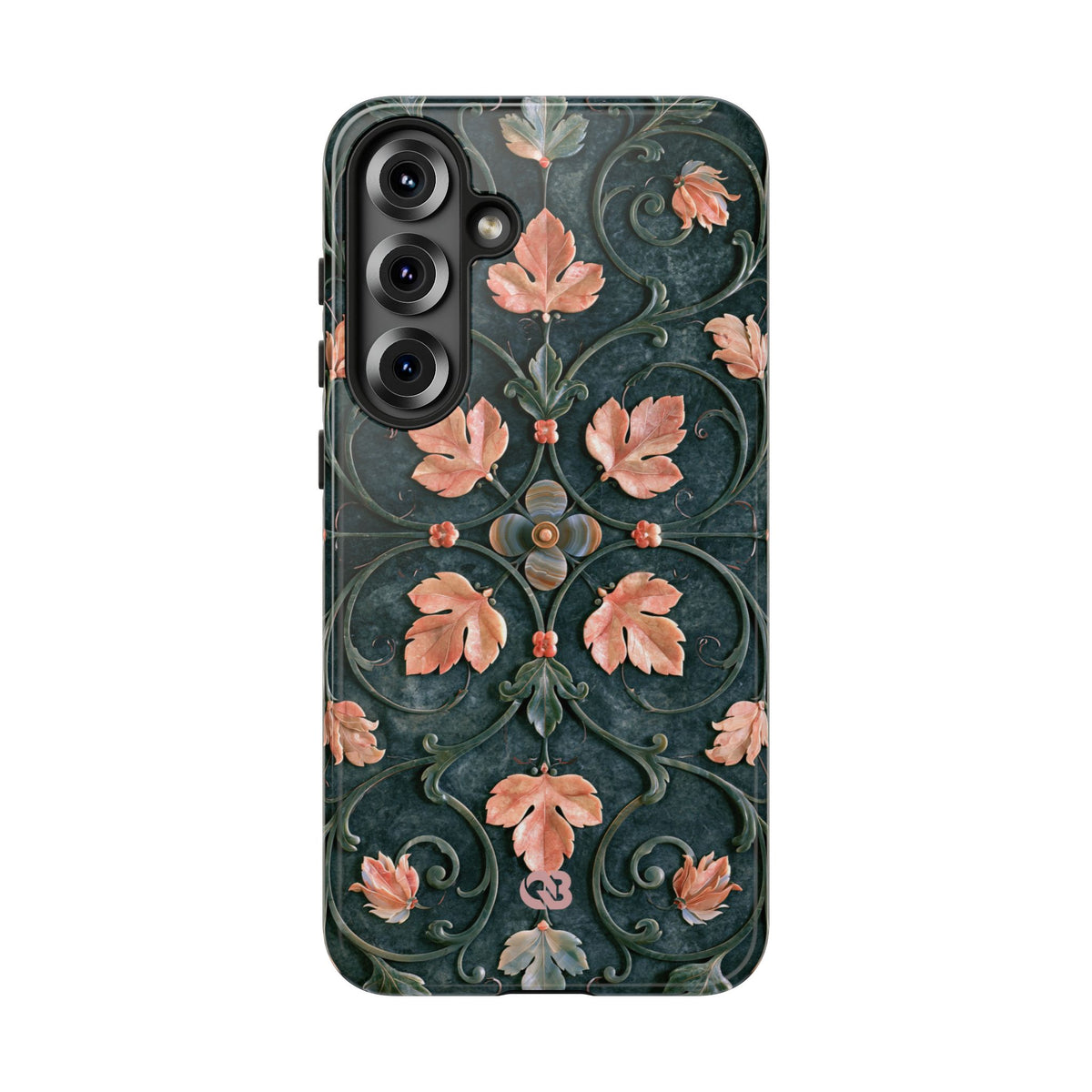 Florentine Rose Arabesque · Tough Phone Case for Samsung · Green