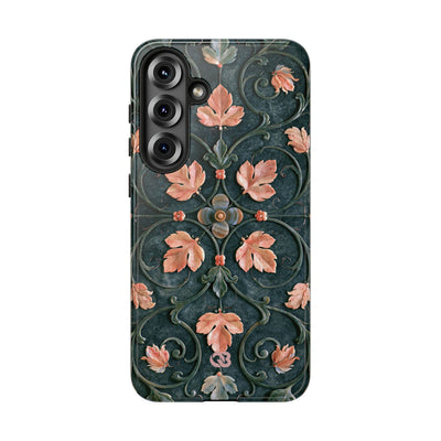 Florentine Rose Arabesque · Tough Phone Case for Samsung · Green