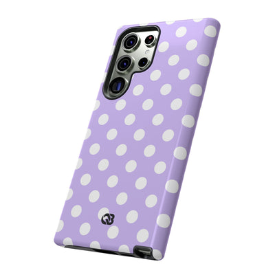 Lavender Polka Grid · Tough Θήκη για Samsung