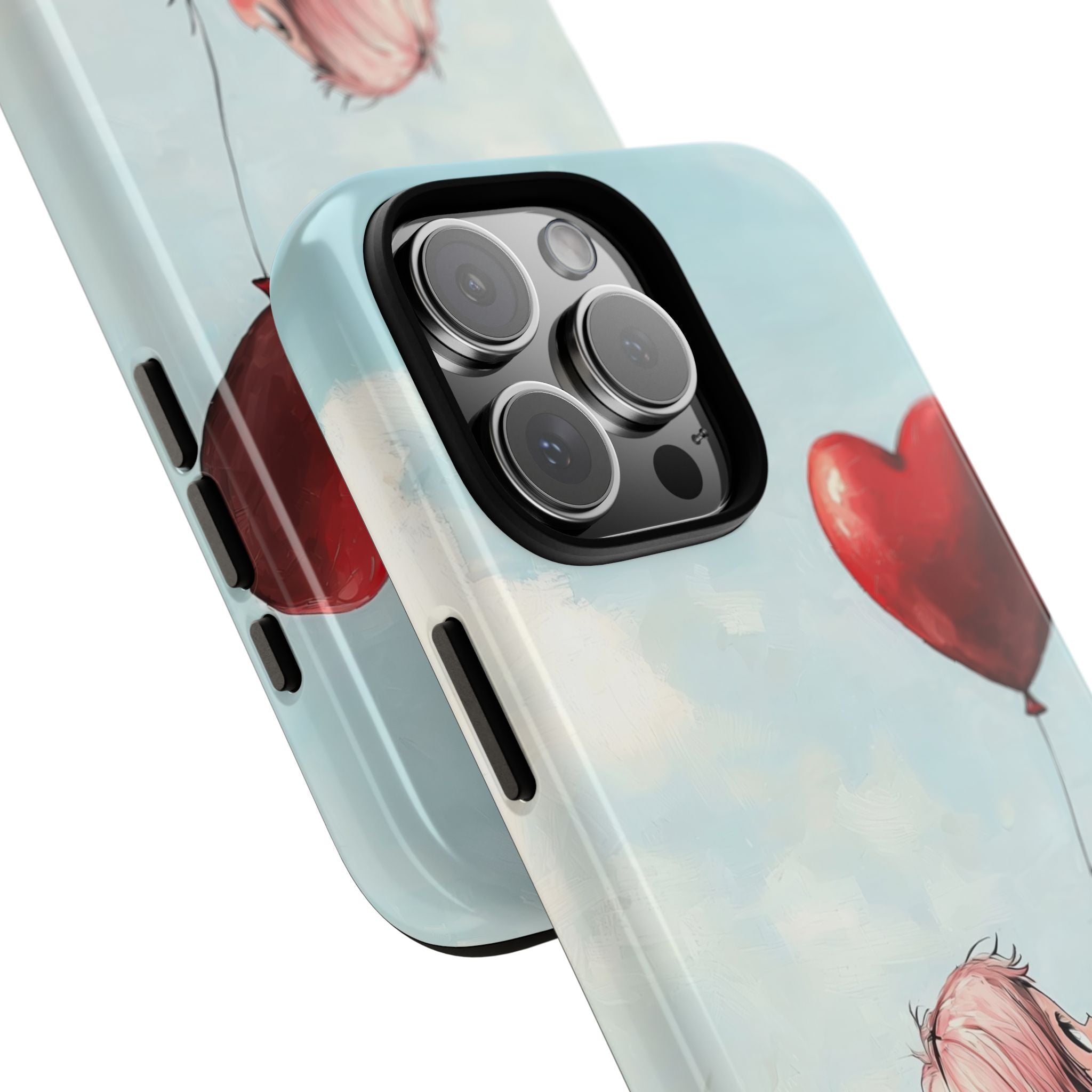 Hjerteballon Glød iPhone 16 Pro Max Cover - Tough