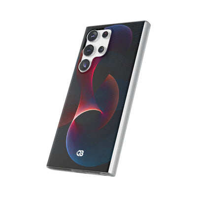 Black Lite Phone Case for Samsung - Cobalt Crimson Flux