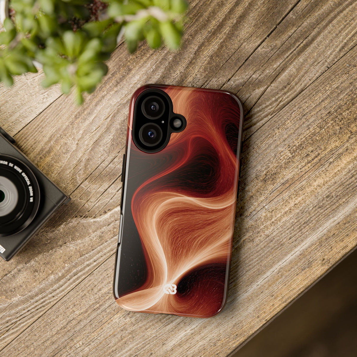 Solar Ember Flow · Tough Phone Case for iPhone · Orange