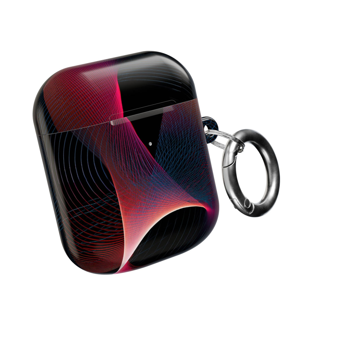 Chromatic Helix · Hard Case for AirPods & AirPods Pro · Black