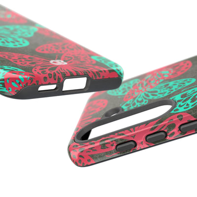 Electric Papillon · Tough Phone Case for Samsung · Pink