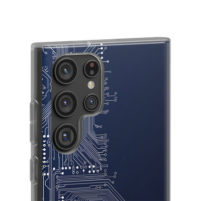 Blue Lite Phone Case for Samsung - Cobalt Data Stream