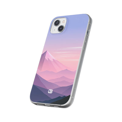 Purple Lite Phone Case for iPhone - Lavender Alpine Dawn