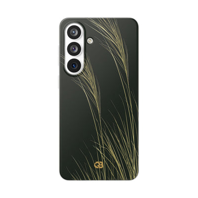 Green Lite Phone Case for Samsung - Midnight Gilded Grass