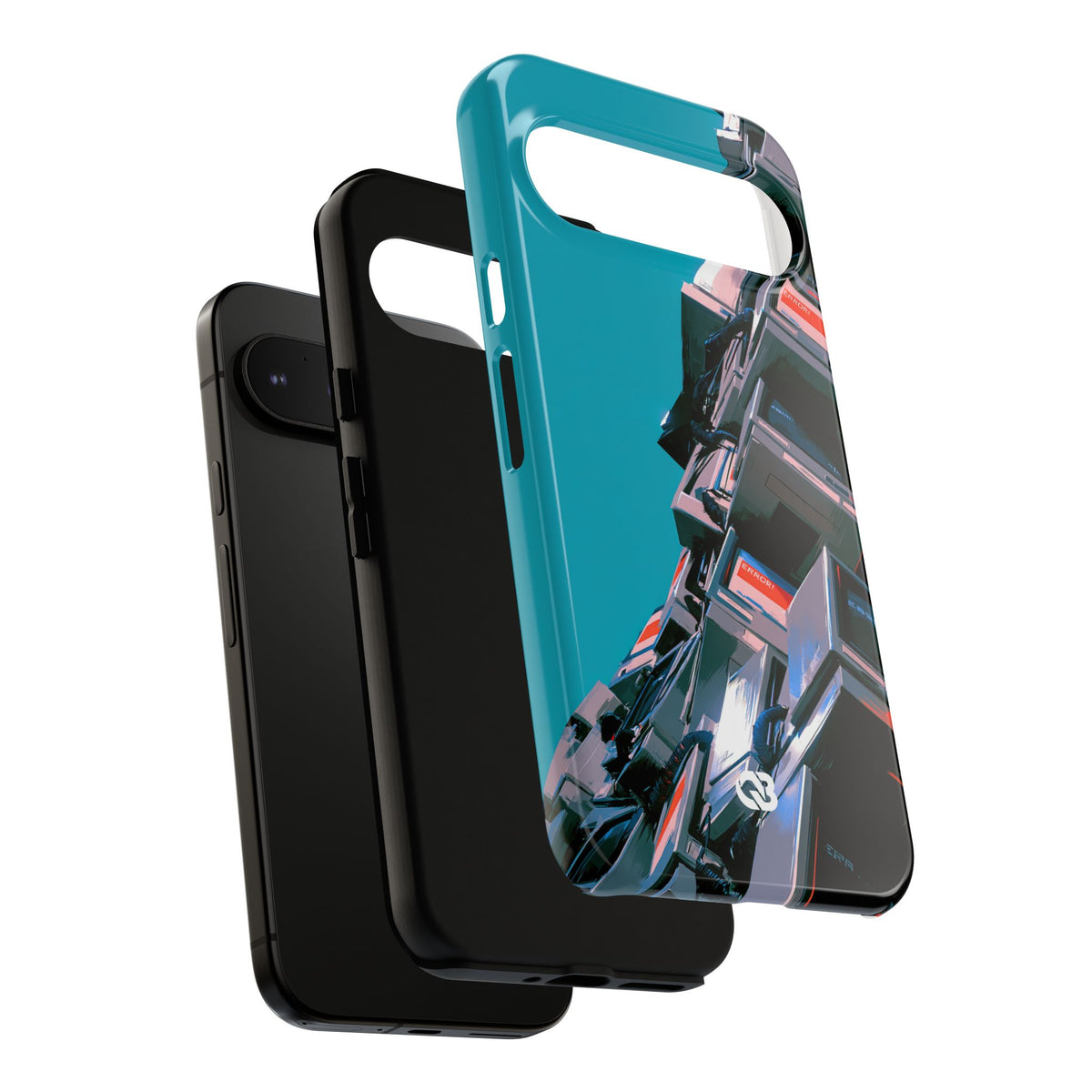 System Error Spire · Tough Phone Case for Pixel ·  Teal