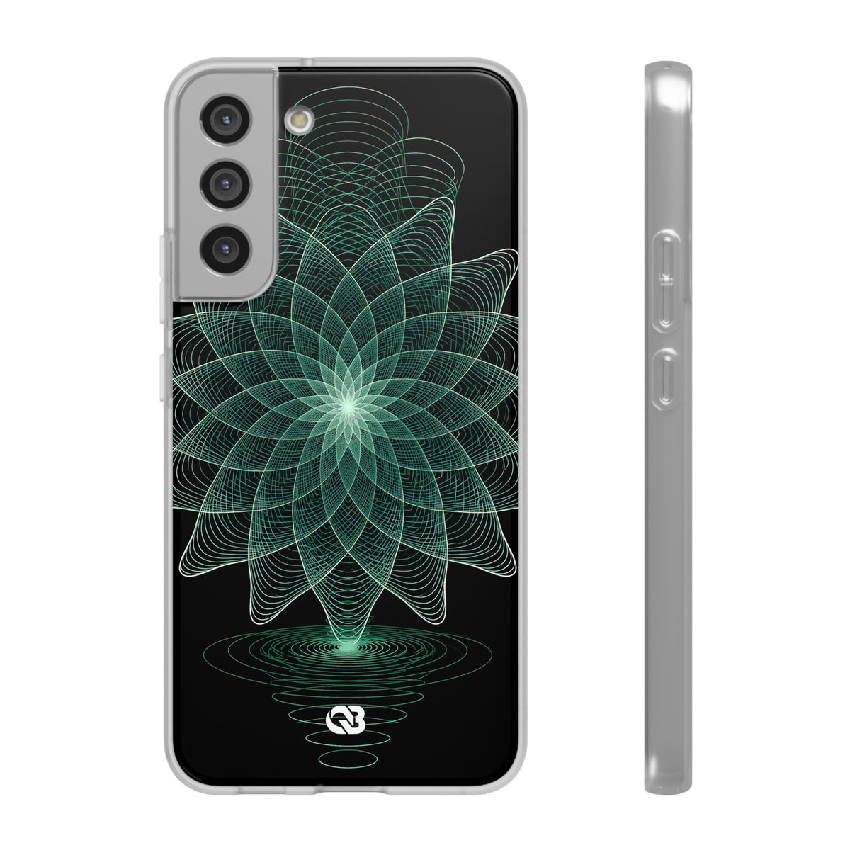 Verdant Harmonic Bloom · Lite Phone Case for Samsung · Black