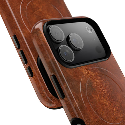 Oxidized Corten · Tough 2.0 Magnetic Phone Case for iPhone · Brown