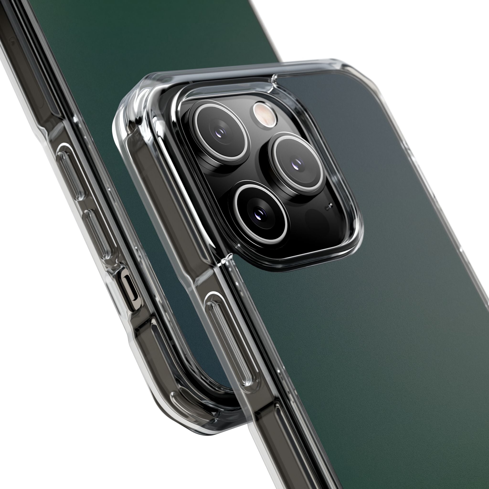 Green Impact MagSafe Phone Case for iPhone - Midnight Pine Horizon