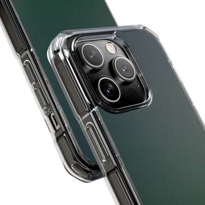 Green Impact MagSafe Phone Case for iPhone - Midnight Pine Horizon