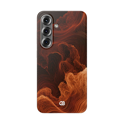 Amber Filament · Lite Phone Case for Samsung · Orange