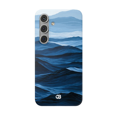 Blue Lite Phone Case for Samsung - Cobalt Ridge Tides