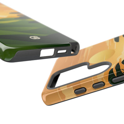 Verdant Horizon Sun · Tough Coque de téléphone pour Samsung