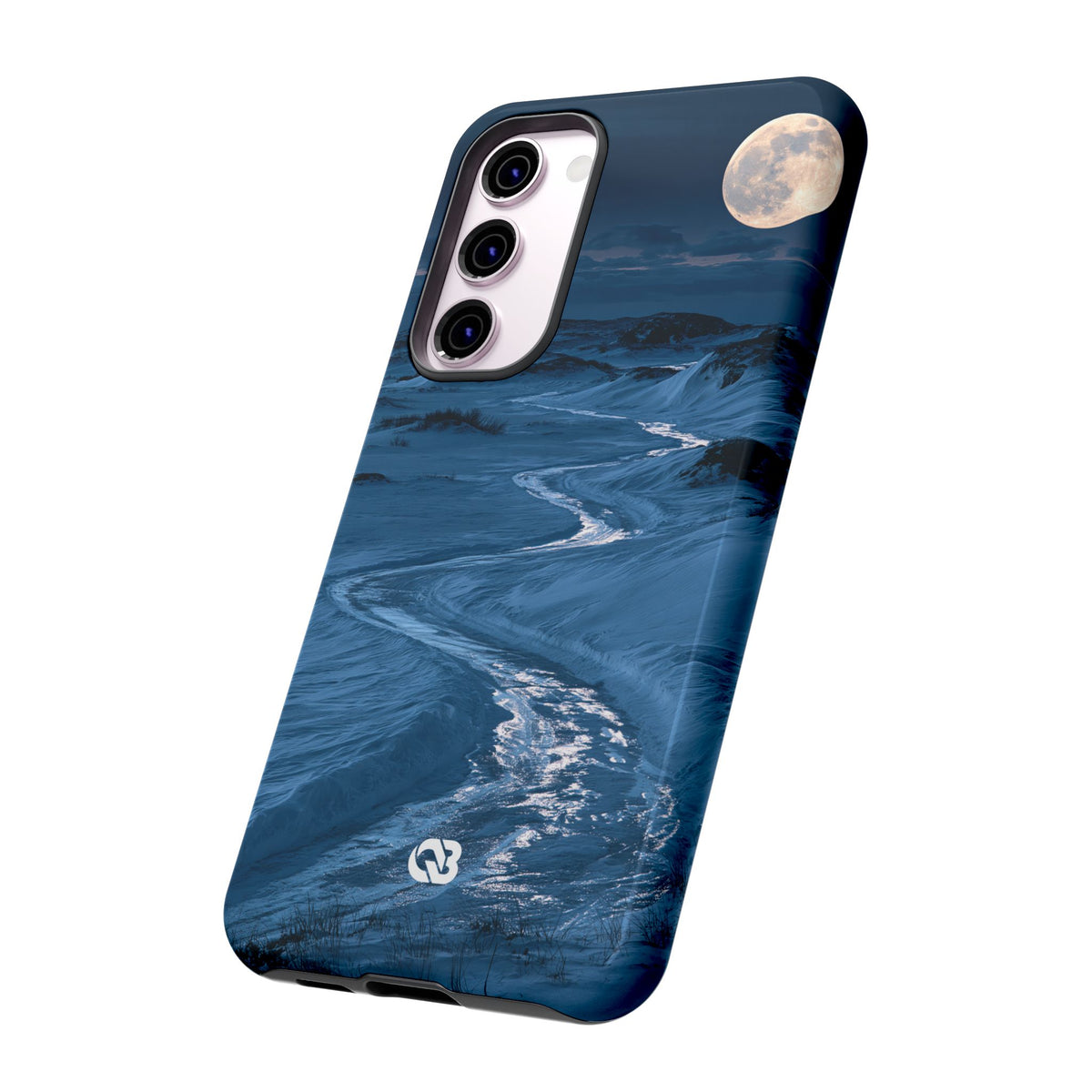 Arctic Moon Drift · Tough Phone Case for Samsung · Blue