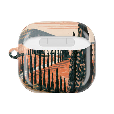 Tuscan Cypress Horizon · Hard Case for AirPods & AirPods Pro · Orange