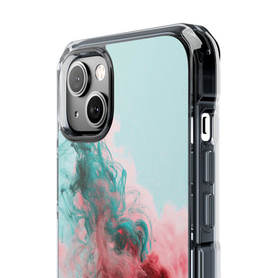 Sonic Bloom · Clear Impact Magnetic Phone Case for iPhone · Red