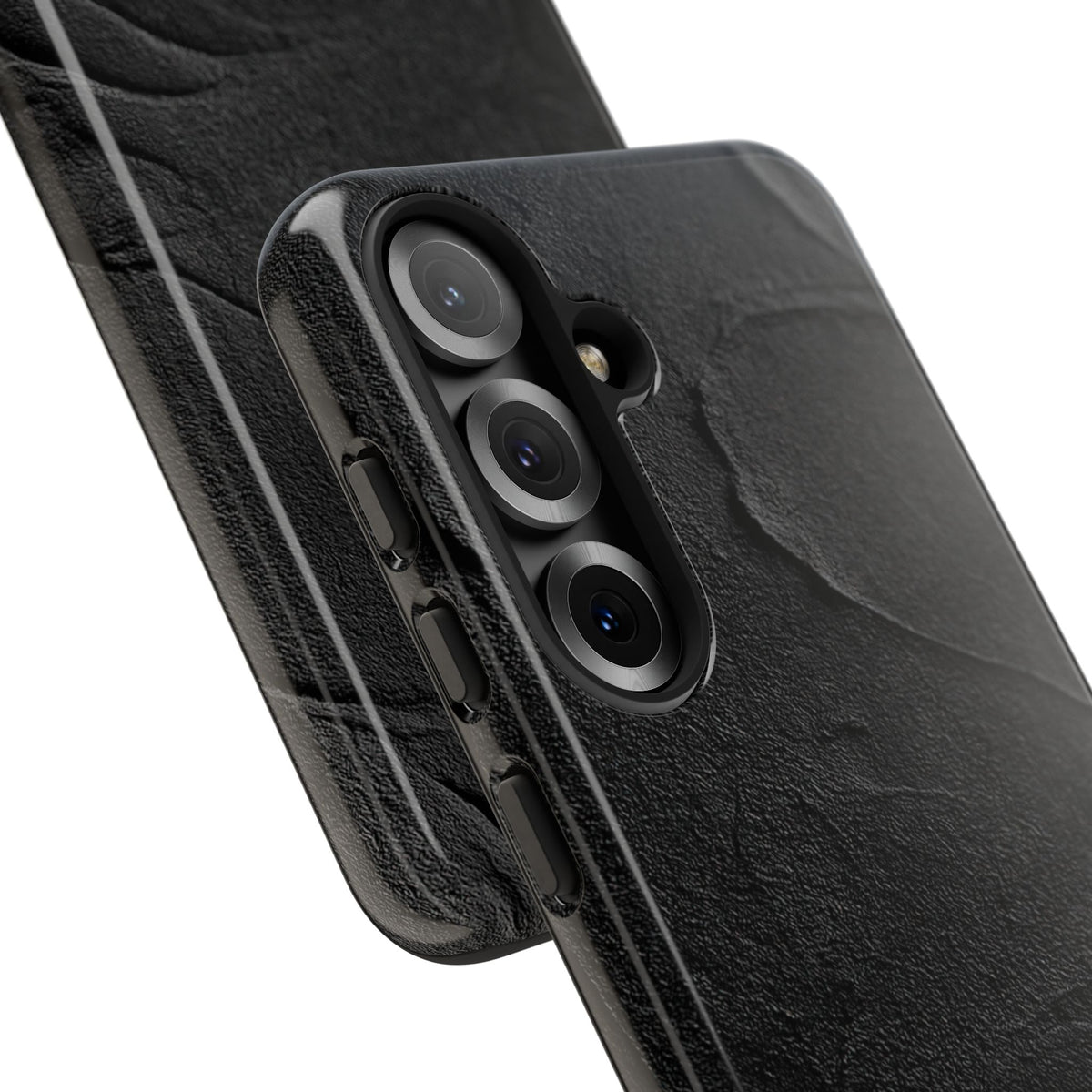 Obsidian Stucco Relief · Tough Phone Case for Samsung · Black