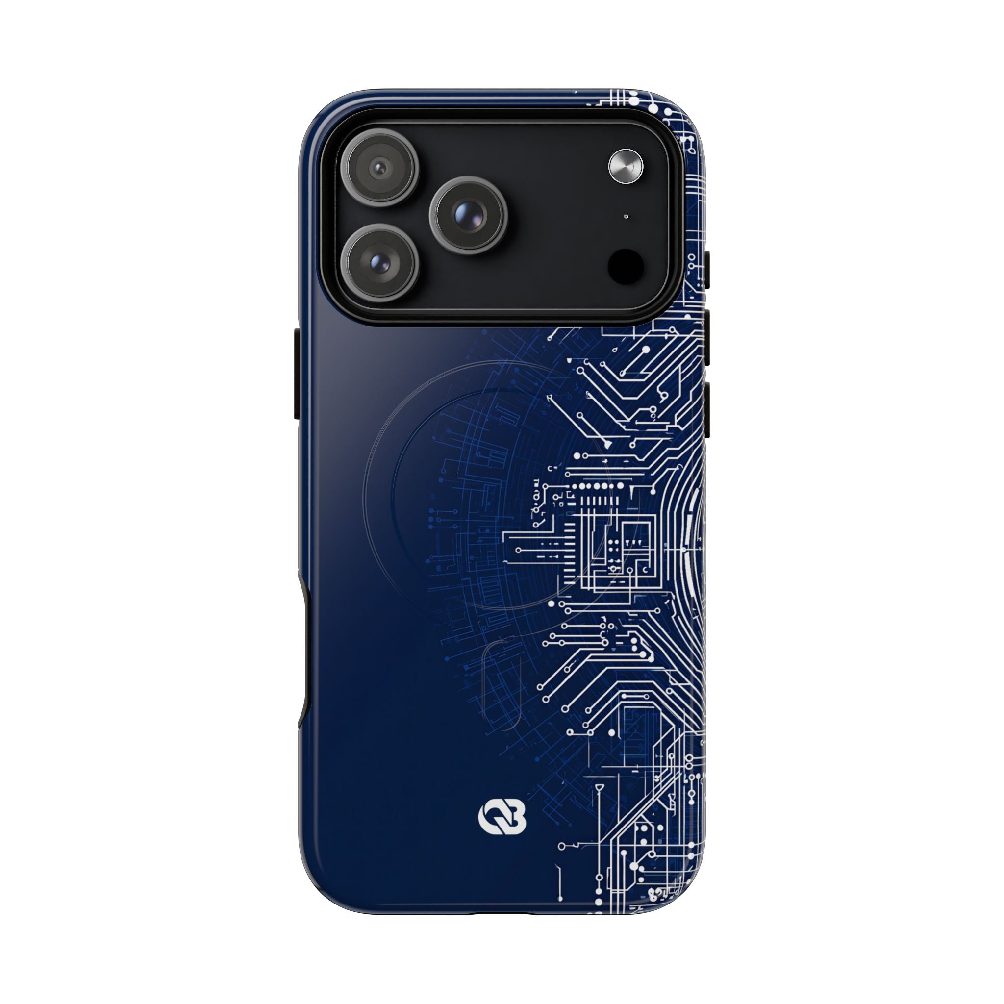 Blue Tough 2.0 Magsafe Phone Case for iPhone - Cobalt Circuit Logic