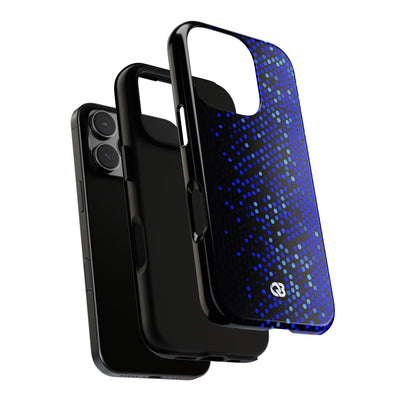 Cobalt Hex Dispersion · Tough Phone Case for iPhone · Blue