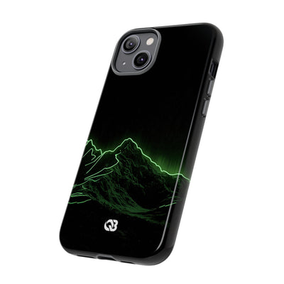 Nordic Mountain Contour · Tough Phone Case for iPhone · Black