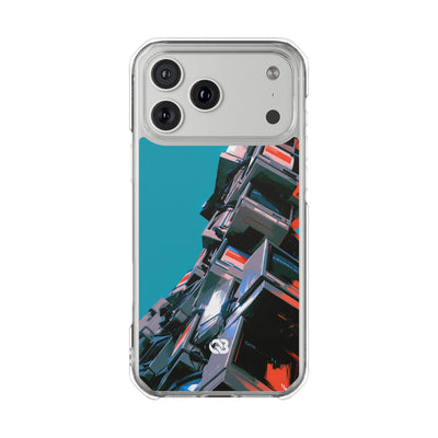 System Error Spire · Clear Impact Magnetic Phone Case for iPhone · Teal