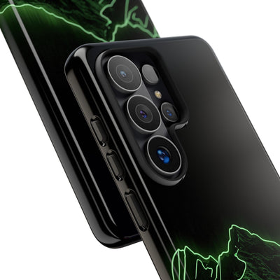 Nordic Mountain Contour · Tough Phone Case for Samsung · Black