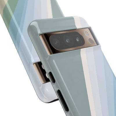 Green Tough Phone Case for Google Pixel - Sage Prism Beam